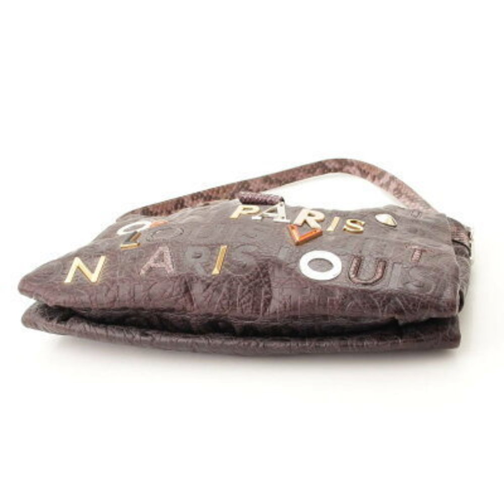 Louis Vuitton Lutece Python Logo Shoulder Bag Bro… - image 5